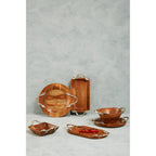 Vine Large Acacaia Wood Round Tray