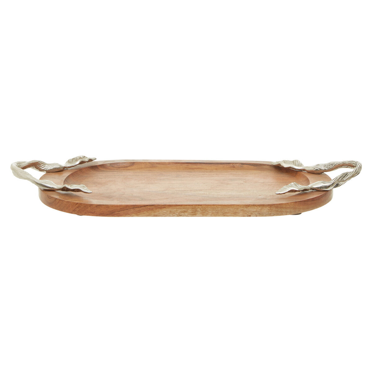 Vine Acacia Wood Oval Serving Tray