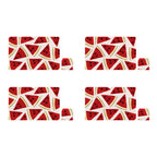 Set Of Four Watermelon Placemats And Coasters