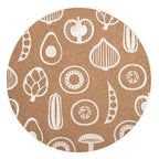 Besa Set Of Four Cork Round Placemats