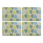Green Leaves Set Of Four Besa Placemats