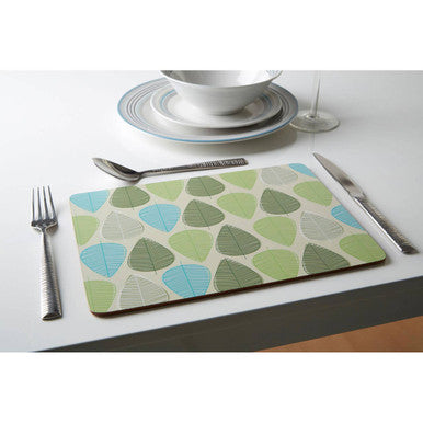 Green Leaves Set Of Four Besa Placemats