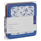 Blue Rose Set Of Four Coasters