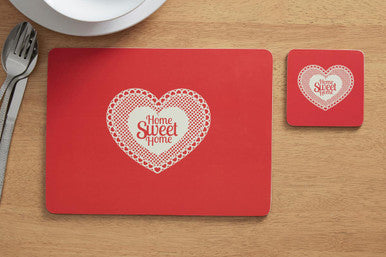 Home Sweet Home Set Of Four Cork Coasters