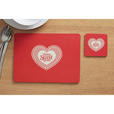Home Sweet Home Set Of Four Cork Placemats
