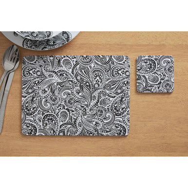 Paisley Set Of 4 Cork Placemats