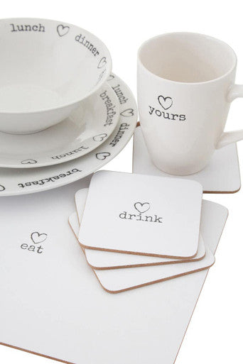 Charm Set Of Four Drink Coasters
