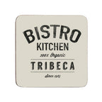 Bistro Set Of Four Square Coasters