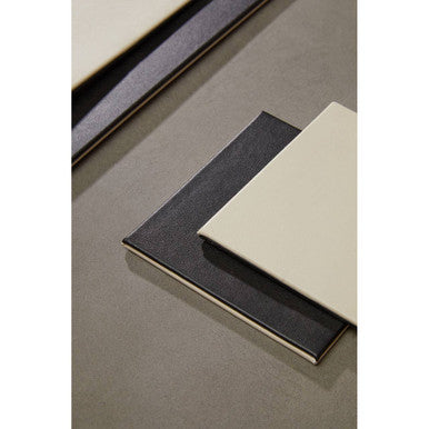 Geome Reversible Black And Cream Placemat And Coaster Set Of 4
