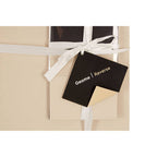 Geome Reversible Black And Cream Placemat And Coaster Set Of 4