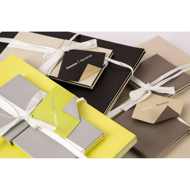 Geome Reversible Black And Cream Placemat And Coaster Set Of 4