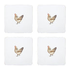 Set Of Four Mrs Henderson Cork Coasters
