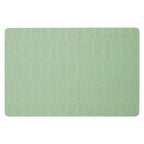 Frosted Deco Set Of 4 Green Placemats