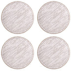Knightsbridge Set Of 4 Round Coasters