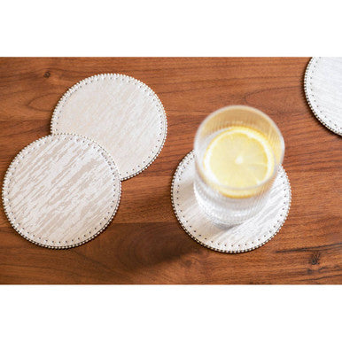 Knightsbridge Set Of 4 Round Coasters