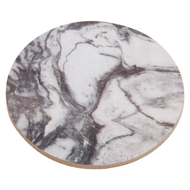 Mimo  6Pc Marble Effect Assorted Cork Coasters