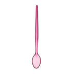 Summer Set Of Six Pink Plastic Sundae Spoons