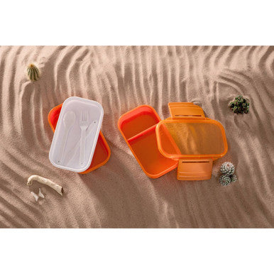 Grub Tub Orange Lunch Box