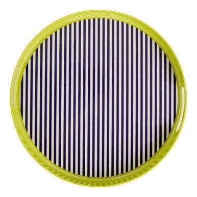 Mimo Stripe Tray With Handles