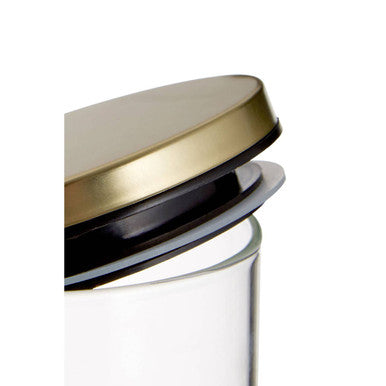Freska 1300Ml Gold Lid Storage Jar
