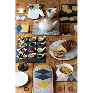 Set Of Four Slate Round Coasters