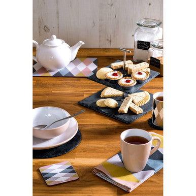 Set Of Four Slate Round Coasters