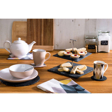Set Of Four Slate Round Coasters