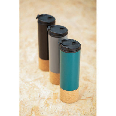 Mimo Dark Green Double Wall Travel Mug