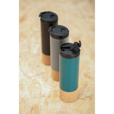 Mimo Dark Green Double Wall Travel Mug