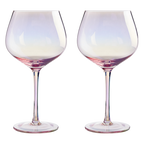 Frosted Deco Set Of 2 Gin Glasses