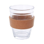 Mimo Glass Mug With Light Blue Silicone Lid