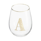 Claro Letter A Curved Tumbler