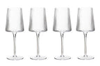 Eldon Set Of Four Ribbed Wine Glasses