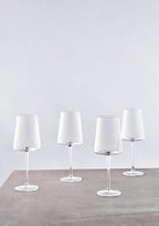 Eldon Set Of Four Ribbed Wine Glasses Mob Packaging