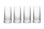 Set Of Four Eldon Ribbed Clear Hi Ball Glasses Mob Packagaing