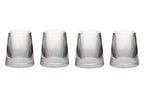Eldon Set Of Four Ribbed Glass Tumblers