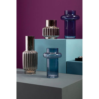 Cabrina Small Blue Glass Vase