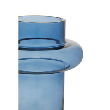 Cabrina Small Blue Glass Vase