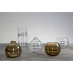 Optik Clear Glass Tall Vase