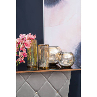 Raya Small Rounded Stripe Vase