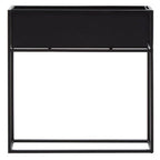 Asher Floor Standing Black Plant Box.