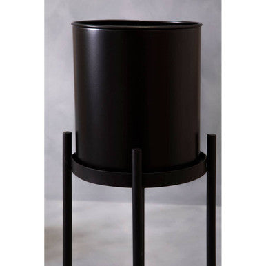Asher Two Tier Black Plant Stand