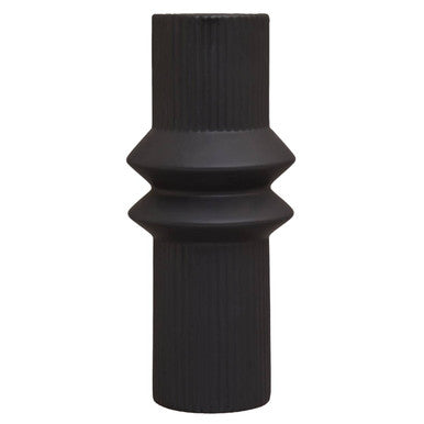 Fabia Black Dolomite Vase