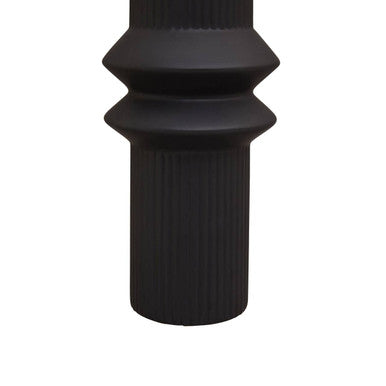 Fabia Black Dolomite Vase