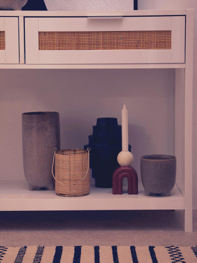 Fabia Black Large Vase