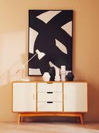 Fabia Black Large Vase