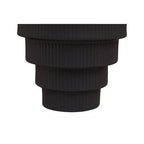 Fabia Black Large Vase