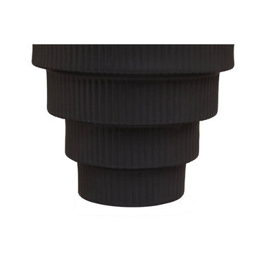 Fabia Black Large Vase