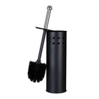 Indy Matt Black Square Design Toilet Brush Holder