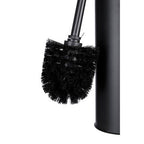 Indy Matt Black Square Design Toilet Brush Holder
